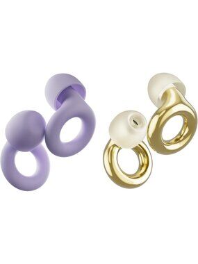 Reusable Earplugs for Sleep & Noise Sensitivity | 2-Pack Day & Night Bundle | 24
